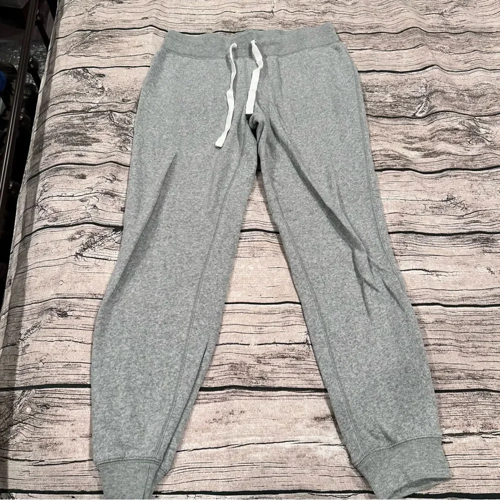 J. Crew Heather Gray Vintage Fleece Jogger SweatPants Size Small